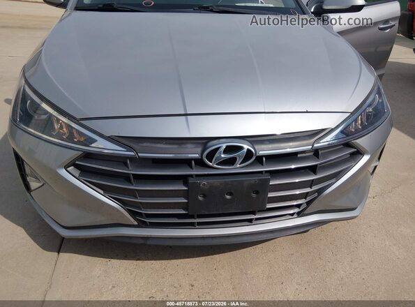 5NPD74LF5LH613422 2020 HYUNDAI ELANTRA Silver Front view