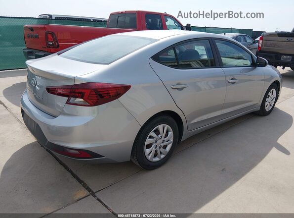 5NPD74LF5LH613422 2020 HYUNDAI ELANTRA Silver Rear right