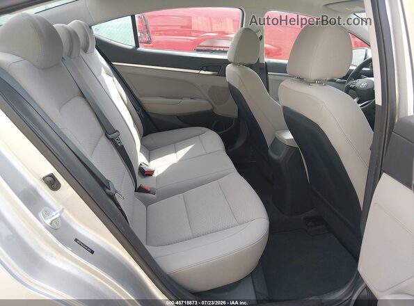5NPD74LF5LH613422 2020 HYUNDAI ELANTRA Silver VIN sticker view