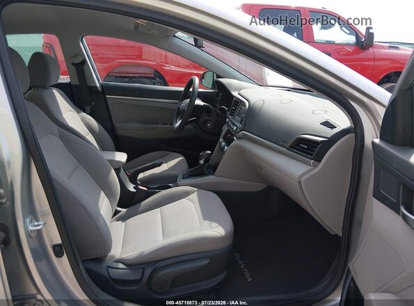 5NPD74LF5LH613422 2020 HYUNDAI ELANTRA Silver Front interior view