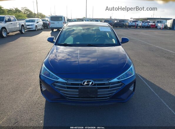 5NPD74LF5LH613663 2020 HYUNDAI ELANTRA Blue Вид спереду