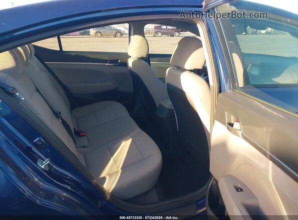 5NPD74LF5LH613663 2020 HYUNDAI ELANTRA Blue Вид наклейки з VIN-кодом