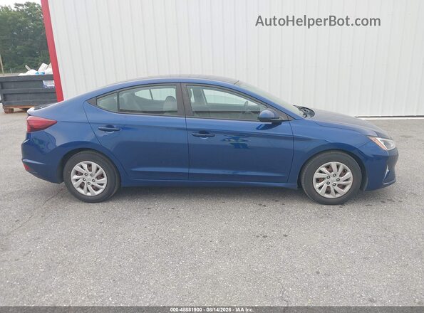 5NPD74LF5LH613680 2020 HYUNDAI ELANTRA Blue Widok wnętrza z tyłu