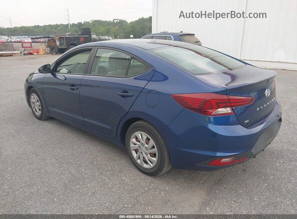 5NPD74LF5LH613680 2020 HYUNDAI ELANTRA Blue Tył lewy