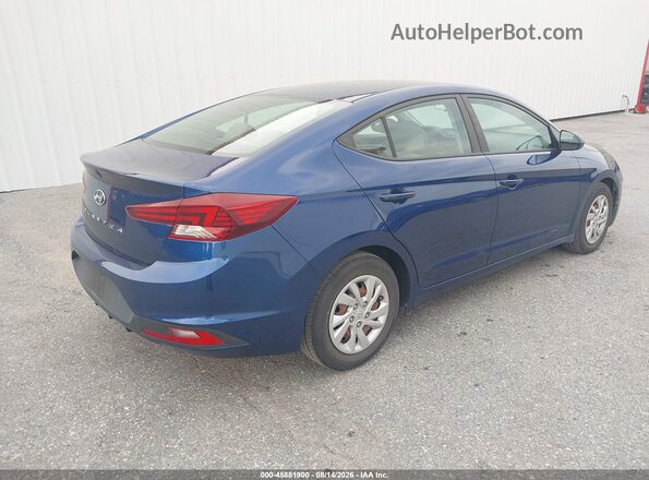 5NPD74LF5LH613680 2020 HYUNDAI ELANTRA Blue Tył prawy