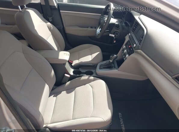 5NPD74LF5LH614005 2020 HYUNDAI ELANTRA Silver Widok wnętrza z przodu