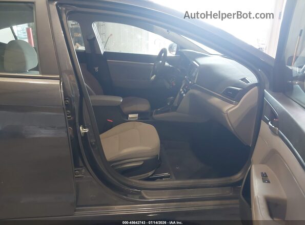 5NPD74LF5LH614537 2020 HYUNDAI ELANTRA Gray Widok wnętrza z przodu