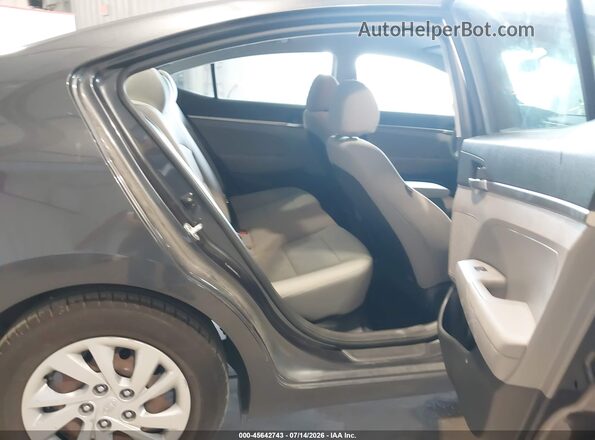 5NPD74LF5LH614537 2020 HYUNDAI ELANTRA Gray Widok naklejki z numerem VIN