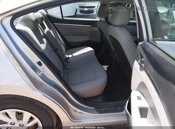 5NPD74LF5LH614585 2020 HYUNDAI ELANTRA Silver Widok naklejki z numerem VIN