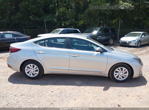 5NPD74LF5LH614585 2020 HYUNDAI ELANTRA Silver Widok wnętrza z tyłu