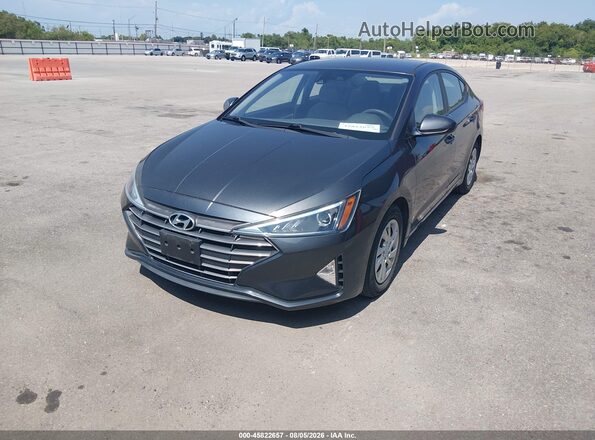 5NPD74LF5LH614893 2020 HYUNDAI ELANTRA Gray Przód lewy