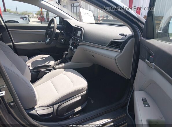 5NPD74LF5LH614893 2020 HYUNDAI ELANTRA Gray Widok wnętrza z przodu