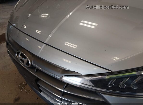 5NPD74LF5LH615235 2020 HYUNDAI ELANTRA Silver Front view