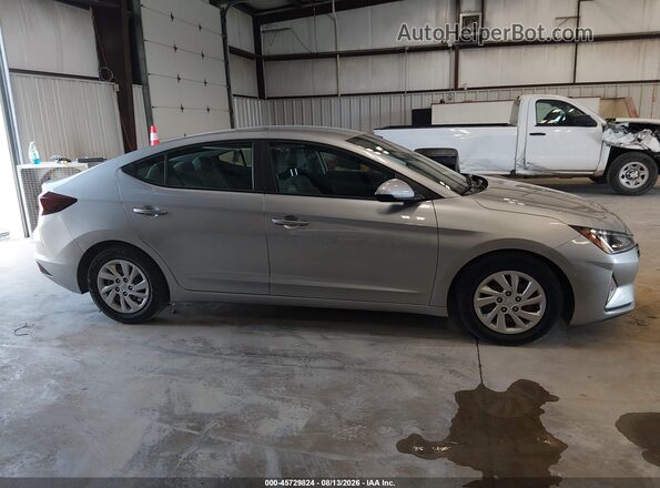 5NPD74LF5LH615235 2020 HYUNDAI ELANTRA Silver Rear interior view