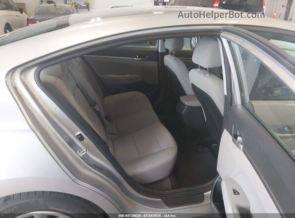 5NPD74LF5LH615235 2020 HYUNDAI ELANTRA Silver VIN sticker view