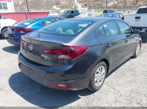5NPD74LF5LH615963 2020 HYUNDAI ELANTRA Gray Trasero derecho
