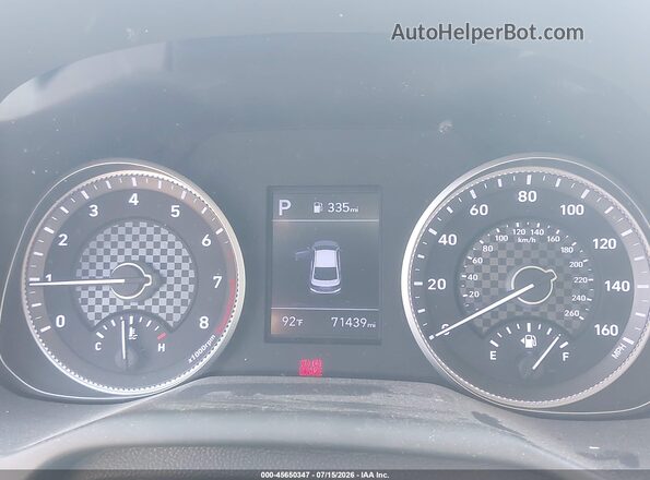 5NPD74LF5LH615963 2020 HYUNDAI ELANTRA Gray Vista de los asientos traseros