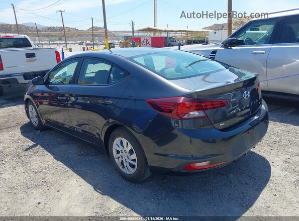 5NPD74LF5LH615963 2020 HYUNDAI ELANTRA Gray Trasero izquierdo
