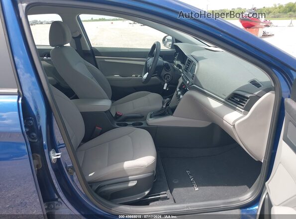 5NPD74LF5LH616305 2020 HYUNDAI ELANTRA Blue Front interior view