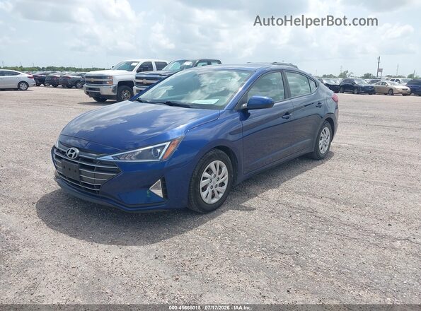 5NPD74LF5LH616305 2020 HYUNDAI ELANTRA Blue Front left