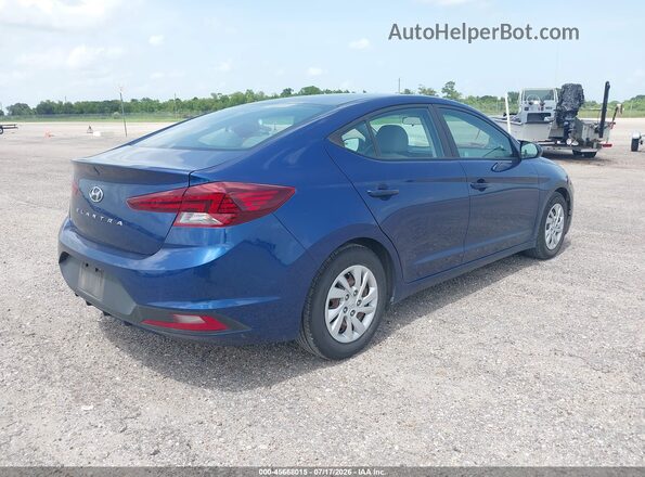 5NPD74LF5LH616305 2020 HYUNDAI ELANTRA Blue Rear right