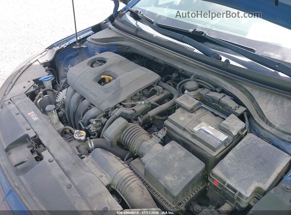 5NPD74LF5LH616305 2020 HYUNDAI ELANTRA Blue Rear view