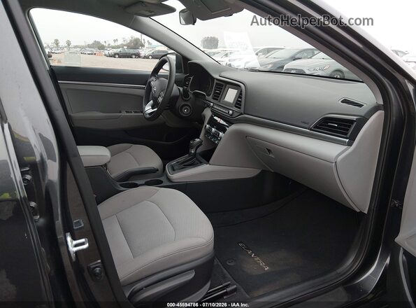 5NPD74LF5LH616398 2020 HYUNDAI ELANTRA Gray Вид салону спереду