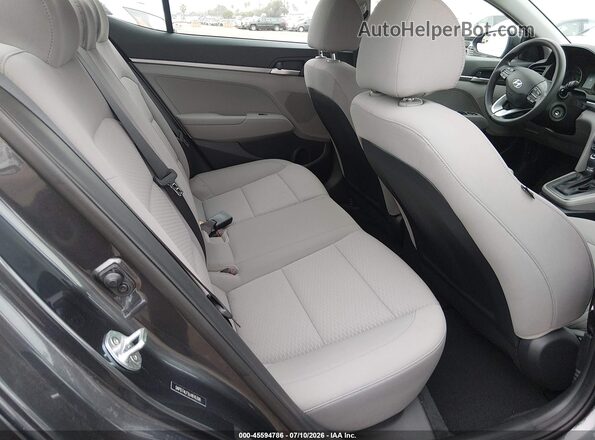 5NPD74LF5LH616398 2020 HYUNDAI ELANTRA Gray Вид наклейки з VIN-кодом