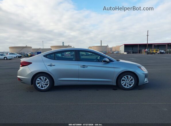 5NPD74LF5LH616899 2020 HYUNDAI ELANTRA Silver Widok wnętrza z tyłu