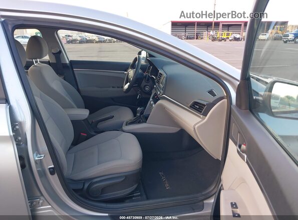 5NPD74LF5LH616899 2020 HYUNDAI ELANTRA Silver Widok wnętrza z przodu