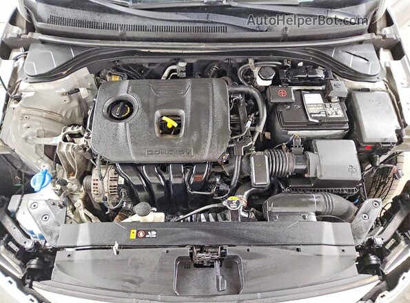 5NPD74LF5LH617924 2020 HYUNDAI ELANTRA Серебряный Вид задней части салона