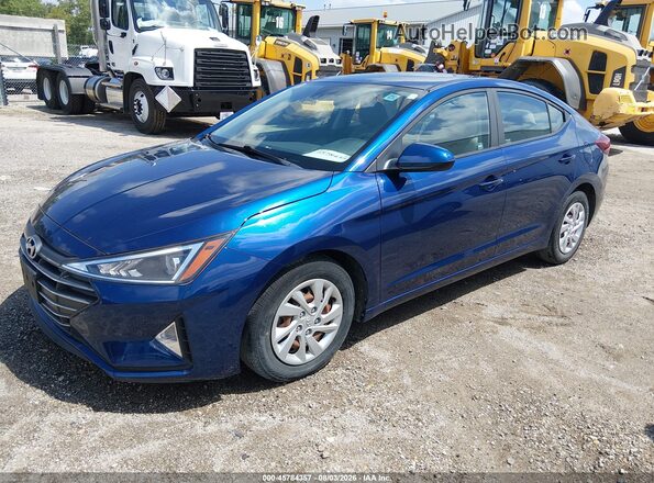5NPD74LF5LH618202 2020 HYUNDAI ELANTRA Blue Front left