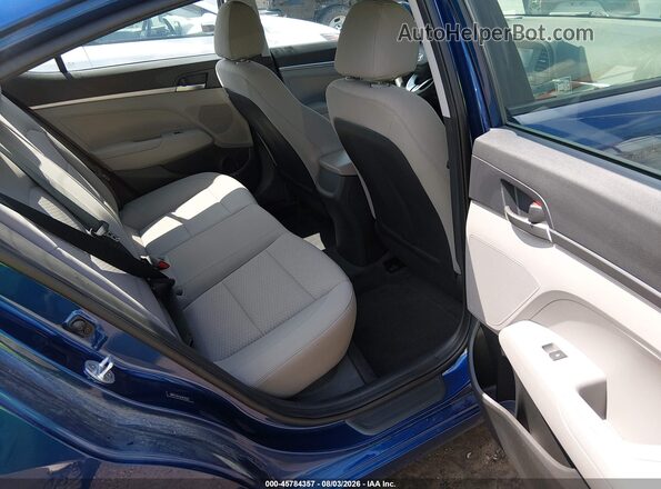 5NPD74LF5LH618202 2020 HYUNDAI ELANTRA Blue VIN sticker view