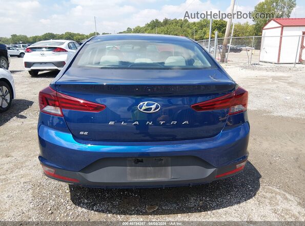 5NPD74LF5LH618202 2020 HYUNDAI ELANTRA Blue 