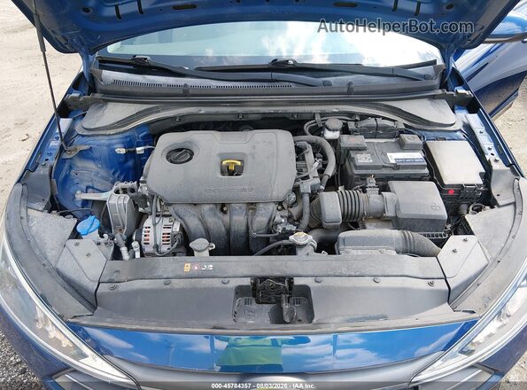 5NPD74LF5LH618202 2020 HYUNDAI ELANTRA Blue Rear view