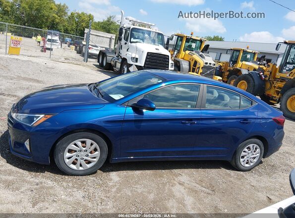 5NPD74LF5LH618202 2020 HYUNDAI ELANTRA Blue 360 interior view