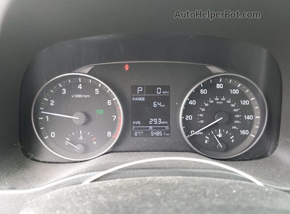 5NPD74LF6HH049643 2017 HYUNDAI ELANTRA Silver Vista del cuadro de instrumentos