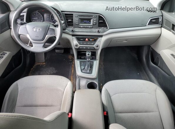 5NPD74LF6HH049643 2017 HYUNDAI ELANTRA Silver Vista del salpicadero