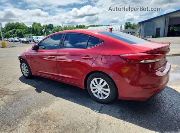 5NPD74LF6HH070847 2017 HYUNDAI ELANTRA Red Tył lewy
