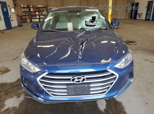 5NPD74LF6HH073554 2017 HYUNDAI ELANTRA Blue Вид спереду