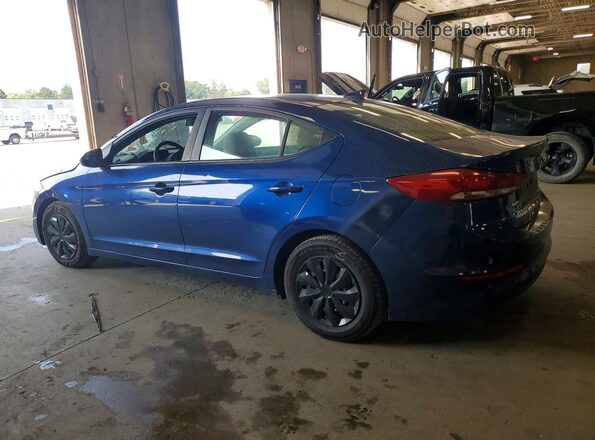 5NPD74LF6HH073554 2017 HYUNDAI ELANTRA Blue Задня ліва чверть