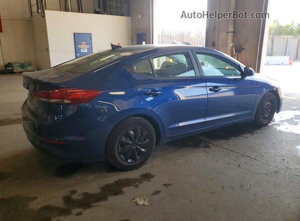 5NPD74LF6HH073554 2017 HYUNDAI ELANTRA Blue Задня права чверть