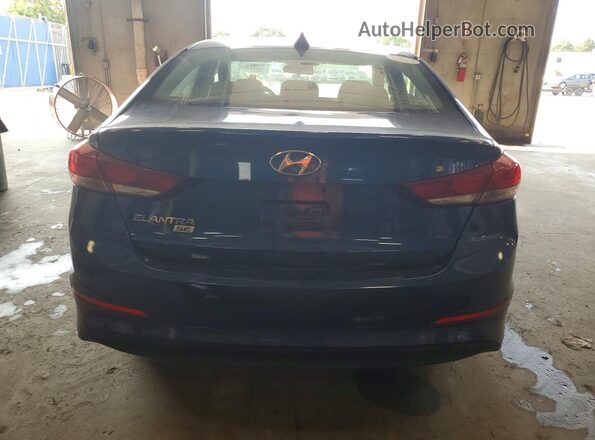 5NPD74LF6HH073554 2017 HYUNDAI ELANTRA Blue Вид ззаду
