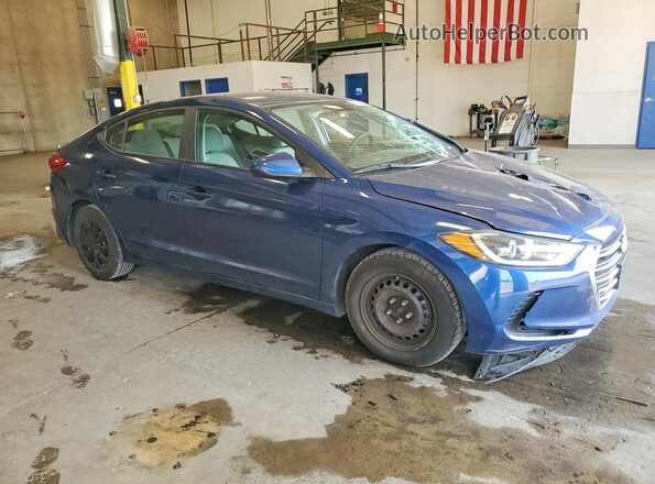 5NPD74LF6HH073554 2017 HYUNDAI ELANTRA Blue Передня права чверть