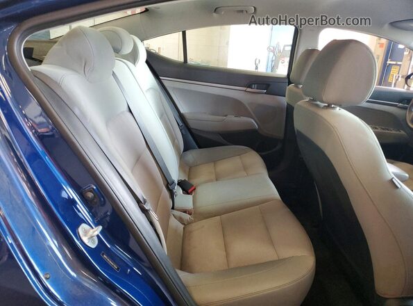 5NPD74LF6HH073554 2017 HYUNDAI ELANTRA Blue Вид задніх сидінь
