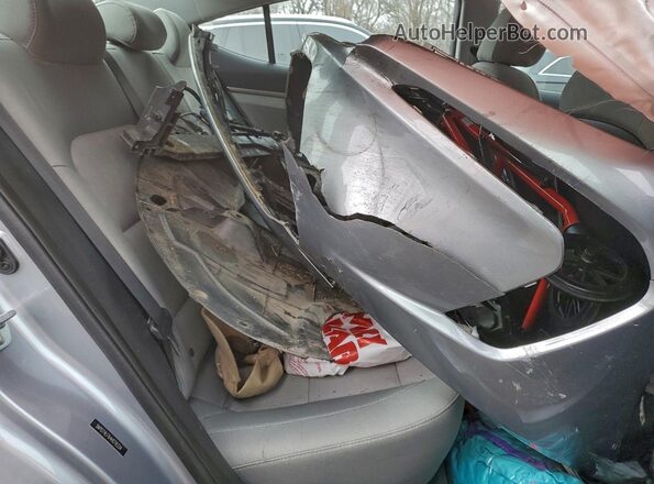 5NPD74LF6HH078334 2017 HYUNDAI ELANTRA Silver უკანა სავარძლების ხედი