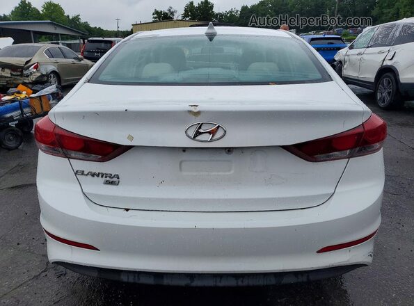 5NPD74LF6HH087860 2017 HYUNDAI ELANTRA White Вид ззаду