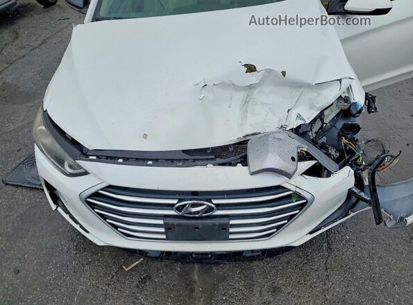 5NPD74LF6HH087860 2017 HYUNDAI ELANTRA White Вид задньої частини салону