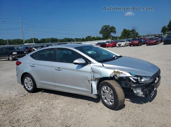 5NPD74LF6HH094968 2017 HYUNDAI ELANTRA Серебряный Передняя правая четверть