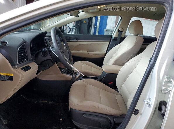 5NPD74LF6HH117200 2017 HYUNDAI ELANTRA Beige Front interior view